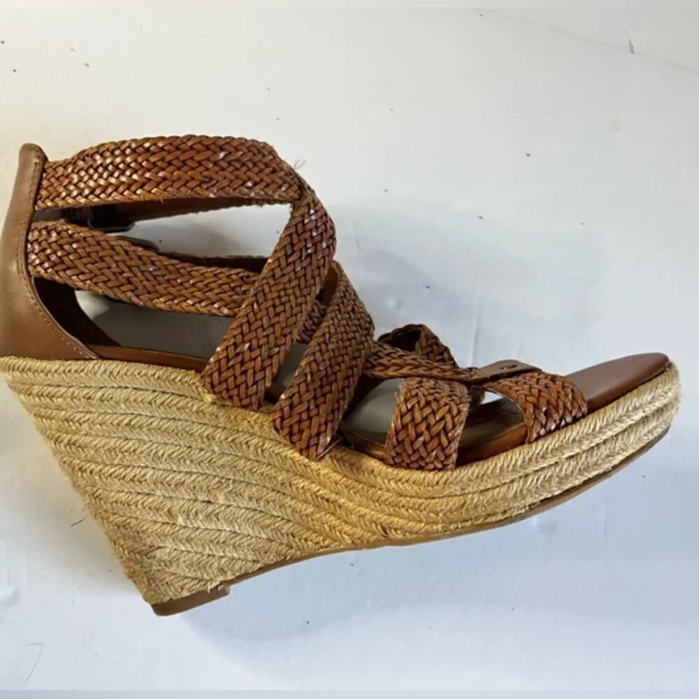 DV by Dolce Vita Women’s Braided Wedge Espadrille Sandals | Size 9.5